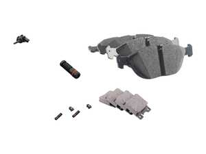 ES#2771389 - 0034202120KT2 - Front & Rear Brake Pad Kit - Featuring genuine mercedes-benz pads and sensors - Genuine Mercedes Benz - Mercedes Benz