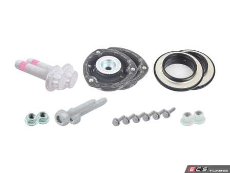 ES#3177910 - 5q0412331dKT2 - Front Suspension Install Kit - Everything you need for a complete front suspension install - Featuring OE Style strut mount - Assembled By ECS - Audi