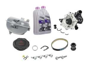 ES#3663919 - 06a919501akt1KT - Cooling System Refresh Kit - Level 2 - Replace your thermostat, temp sensor, and expansion tank after performing a proper coolant system flush! - Assembled By ECS - Audi