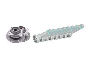 ES#3194741 - 31206876844KT1 - Front Wheel Bearing Kit - With Hardware - Includes wheel hubs for both the left and right side. - Genuine BMW - BMW