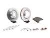 ES#2602552 - 95835140350FOKT - Front Brake Service Kit - Featuring genuine Porsche rotors and Textar brake pads - Assembled By ECS - Porsche