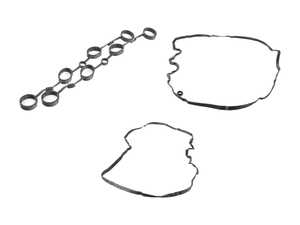 ES#3648557 - 94810593103KT2 -  Valve Cover Gasket Kit - Includes left, right, and inner valve cover gaskets - Assembled By ECS - Porsche