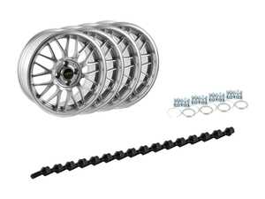 ES#4265483 - RG527SKKT2 - 16" Style RG 527 SK Wheels - Square Set Of Four - 16x7 4x100 ET35 RG in Sport Silver paint. - BBS - BMW
