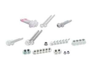 ES#4423517 - TIGMQBCOILHRDKT - Coil Spring Hardware Installation Kit - All of the necessary one-time-use hardware to be replaced while servicing your front struts and rear springs. Perfect for coil spring replacements and strut/spring spacer lift kits. - Genuine Volkswagen Audi - Volkswagen