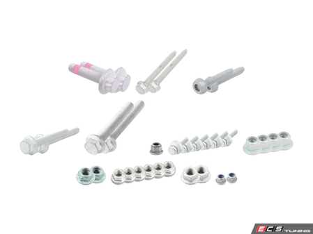 ES#4423517 - TIGMQBCOILHRDKT - Coil Spring Hardware Installation Kit - All of the necessary one-time-use hardware to be replaced while servicing your front struts and rear springs. Perfect for coil spring replacements and strut/spring spacer lift kits. - Genuine Volkswagen Audi - Volkswagen