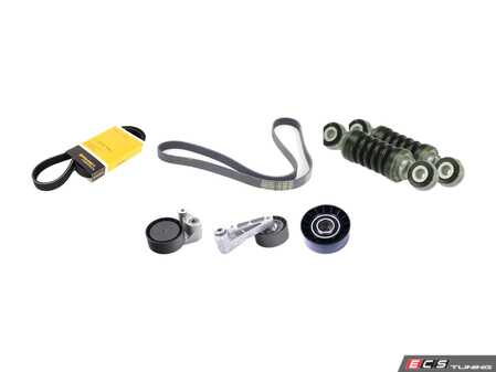 ES#3658420 - 11287636367KT - Accessory Belt Service Kit - Utilizes high quality aftermarket components - Assembled By ECS - BMW