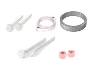 ES#2713356 - 1299900410KT5 - Catalytic Converter Installation Kit - Right Side - Hardware for installing the right catalytic converter to the rear section of the exhaust - Genuine Mercedes Benz - Mercedes Benz