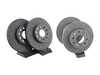 ES#3698635 - htc4567KT - Talon Front & Rear Cross Drilled & Slotted Brake Rotor Kit  - An all new cross drilled and slotted upgrade for your vehicle - Offering performance, durability, and quality in one package! - Hawk - Volkswagen