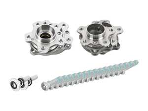 ES#4813446 - 31206899176frKT - Front & Rear Wheel Bearing & Hub Assembly Kit - Includes all 4 wheel bearing and hub assemblies plus Genuine BMW rear axle bolts and installation hardware - Genuine BMW - BMW
