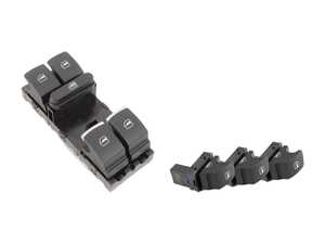 ES#2952120 - 5k4959857KT -  Window Switch Kit - Set of window switches for all four doors - Genuine Volkswagen Audi - Volkswagen