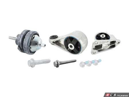 ES#4350142 - 22116756406kt5KT - Drivetrain Mount Kit - Simple - Complete engine / drivetrain mount replacement kit - Assembled By ECS - MINI