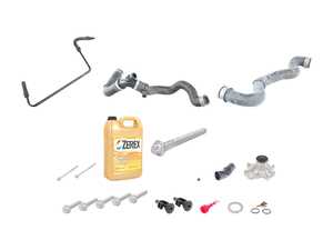 ES#2763044 - 2712000401KT3 - Cooling System Refresh Kit - Level 1 - An entry level cooling system refresh kit, does not include expansion tank - with aftermarket and OEM components - Assembled By ECS - Mercedes Benz