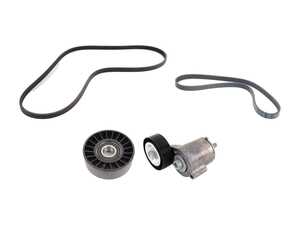 ES#2996798 - 07k145933fkt2KT - Accessory Belt Kit - This comprehensive kit includes both tensioners, belts and the hardware to get the job done right - Assembled By ECS - Volkswagen