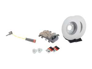 ES#2762509 - 0054204220KT1 - Rear Brake Service Kit  - Featuring ECS V5 Rotors And Akebono-Euro Ceramic Pads - Assembled By ECS - Mercedes Benz