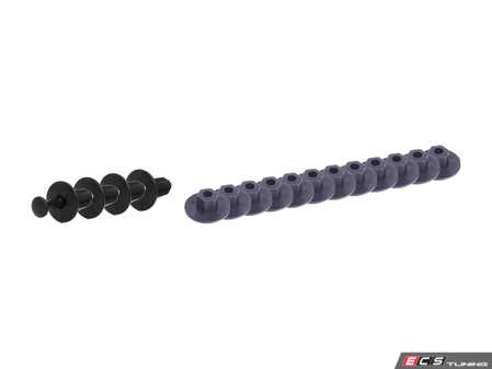 ES#2763309 - 1249900492KT1 - Rear Fender Liner Hardware Kit - Includes All Necessary Hardware To Mount Both Rear Fender Liners - Assembled By ECS - Mercedes Benz