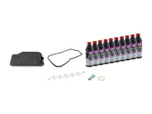 ES#4906592 - 2222772000KT1 - Mercedes 722.9 Transmission Service Kit - Liqui Moly - Featuring Genuine Filter, Elring Gasket & Hardware With Liqui Moly Top Tec ATF 1900. For Late 722.9. - Assembled By ECS - Mercedes Benz