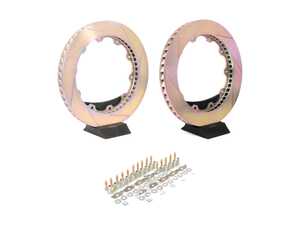 ES#3026444 - BREMBO-380-32-SL - Front Brembo GT Re-Ring Kit - Slotted Rotors (380x32mm) - Replacement slotted rotor rings and hardware for 380x32mm Brembo GT brake kits - Brembo - Audi Volkswagen