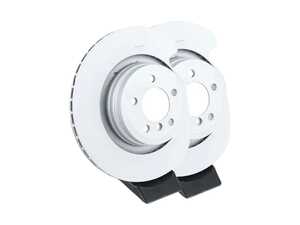 ES#3096735 - 34216864048zKT - Rear Brake Rotors - Pair (370x24) - Original equipment replacement parts - Zimmermann - BMW