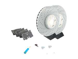 ES#4815484 - 0004212312KT3 - Front Brake Service Kit (360x36) - Featuring Genuine Mercedes-Benz Rotors, and pads. - Genuine Mercedes Benz - Mercedes Benz