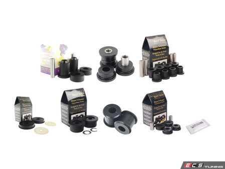 ES#4341871 - pfe30hndlblkKT - Powerflex Complete Race Polyurethane Bushing Kit - Designed to maximize suspension performance! - Powerflex Black Series - BMW