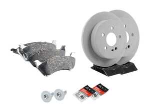 ES#2762548 - 1634200420KT - Rear Brake Service Kit - Featuring Genuine Mercedes-Benz Rotors And Pads - Genuine Mercedes Benz - Mercedes Benz