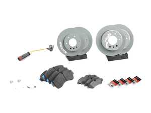 ES#4659113 - 9104210000072KT1 - Front & Rear Brake Service Kit - Featuring Genuine Mercedes-Benz rotors, and Genuine Mercedes-Benz pads - Genuine Mercedes Benz - Mercedes Benz