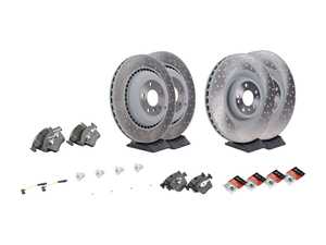 ES#4643658 - 1644210712KT5 - Front & Rear Brake Service Kit - Featuring Genuine Mercedes-Benz rotors, and Genuine Mercedes-Benz pads - Genuine Mercedes Benz - Mercedes Benz