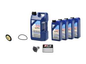 ES#4865977 - 1761800800KT2 - M176 Liqui Moly Leichtlauf High Tech Oil Service Kit (5w-40) - Includes Hengst filter and Liqui Moly Leichtlauf High Tech MB 229.5 Spec oil - Assembled By ECS - Mercedes Benz