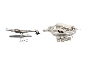 ES#2862460 - tbmk6gti1KT - MK6 GTI 2.0T 2.75" Turbo Back Exhaust System - Non-Resonated - Get that Exhaust tone you've been looking for! Features 2.75" cat-back construction with dual 3.5" "Jet" style tips, and a 3" downpipe with a high-flow cat - Milltek Sport - Volkswagen