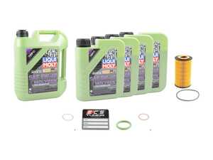 ES#4642982 - 9961072255KT - Liqui Moly Molygen Oil Service Kit (5w-40) - Includes Hengst filter and Liqui Moly Molygen New Generation A40 Spec oil - Assembled By ECS - Porsche