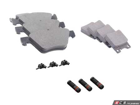 ES#2772044 - 0034204920KT2 - Front & Rear Brake Pad Kit - Featuring Meyle Pads - Assembled By ECS - Mercedes Benz