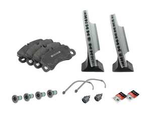 ES#4674566 - 9y0615301fKT - Front Brake Service Kit - Featuring Genuine Porsche Rotors, and Genuine Porsche Pads - Genuine Porsche - Porsche