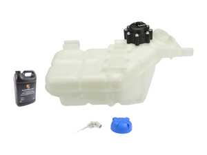 ES#4674474 - 99610614756KT - Porsche Engine Coolant Expansion Tank Kit - Featuring URO expansion tank, tank cap, coolant level sensor & Genuine Porsche coolant - URO - Porsche