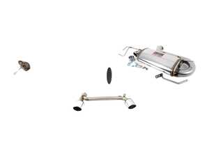 ES#4147558 - 762604KT7 - Performance Cat-Back Exhaust System - Resonated - 100% handcrafted in Italy. Stainless non-resonated cat-back system with dual 100mm round tips - Supersprint - Audi