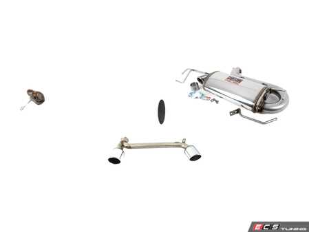 ES#4147558 - 762604KT7 - Performance Cat-Back Exhaust System - Resonated - 100% handcrafted in Italy. Stainless non-resonated cat-back system with dual 100mm round tips - Supersprint - Audi