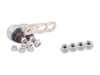 ES#3671937 - 96434104907KT3 - 964 Ball Joint Kit - Right & Left Ball Joint and securing nuts - Assembled By ECS - Porsche