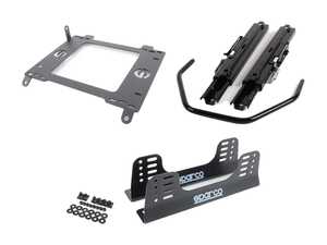 ES#2966768 - 600sb017lsKT - Seat Track With Steel side Brackets - Left - 100% bolt-in without modification for Sparco Competition seat - Sparco - Porsche