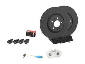 ES#4815483 - 0004230712KT3 - Rear Brake Service Kit (320x24) - Featuring Brembo Rotors, and pads. - Brembo - Mercedes Benz