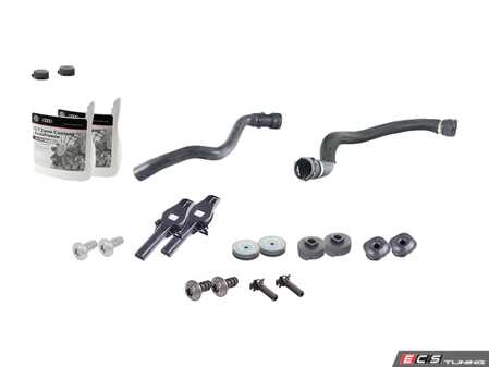 ES#3663755 - 8k0805201KT - Radiator Installation Kit  - Everything you need to install your new radiator - Assembled By ECS - Audi