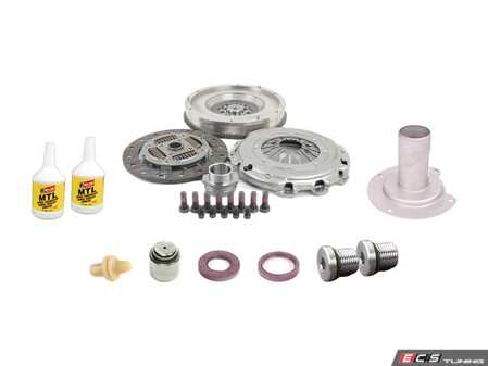 ES#4069081 - 835101KT -  Complete Single Mass Flywheel Conversion Kit  - Includes a single mass conversion clutch kit, guide tube, seals and transmission service kit - Assembled By ECS - BMW