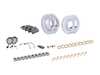 ES#2597617 - 477405083APKT - Performance Front & Rear Brake Service Kit - Featuring Zimmerman Z-Coated rotors and Hawk HPS brake pads  - Assembled By ECS - Porsche