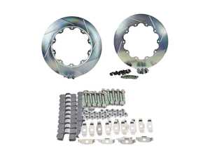 ES#4492957 - 906538KT - Front Brembo GT Re-Ring Kit - Slotted Rotors (380x34mm) - Replacement slotted rotor rings and hardware for 380x34mm Brembo GT brake kits - Brembo - Audi Volkswagen