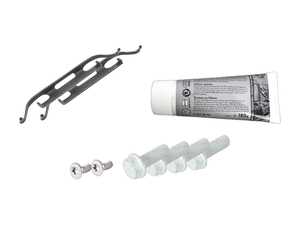 ES#2763643 - 8D0615269KT - Front Pad And Rotor Installation Kit  - Make your brake service headache free with this installation kit - Genuine Volkswagen Audi - Audi