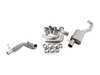 ES#2918053 - SSXAU3811KT5 - Turboback Exhaust System - Resonated - 3" Large bore downpipe with Hi-Flow Sports cat and 3" stainless steel cat-back with dual 100mm Titanium tips - Milltek Sport - Audi
