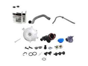 ES#2973196 - 1K0121101CDKT1 - Cooling System Refresh Kit - This comprehensive kit eliminates the weak spots in your cooling system - Genuine Volkswagen Audi - Volkswagen