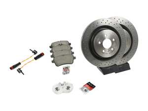 ES#4698445 - 1664230512KT4 - Rear Brake Service Kit - Featuring Brembo Rotors, and Pads - Brembo - Mercedes Benz