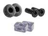 ES#3677745 - 4b3121276aktKT1 - Radiator Installation Kit  - Don't reuse old worn radiator mounts - Assembled By ECS - Audi