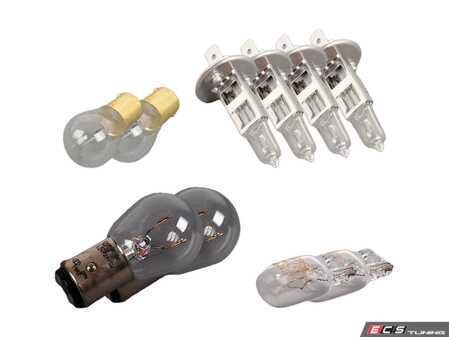 ES#2952361 - N0177612KT2 - Bulb Refresh Kit - Complete set of head light and tail light bulbs - Assembled By ECS - Volkswagen