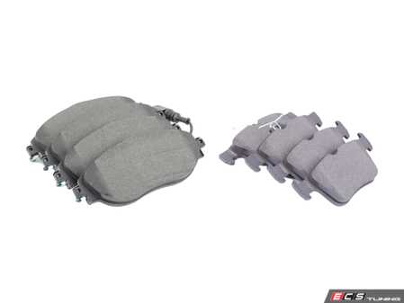 ES#3698730 - 8v0698151ckt2KT -  Front And Rear Brake Pad Kit - Textar - Mildly upgraded composite pad - Textar - Volkswagen