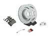 ES#4643581 - 2124230412KT13 - Rear Brake Service Kit - Featuring Zimmerman rotors, and Textar pads - Assembled By ECS - Mercedes Benz